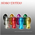 Professional Colorful Aluminium Alloy High Polish Round Tattoo Grip Supplies